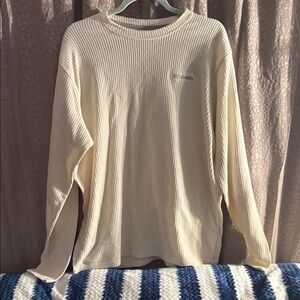 Columbia Men's Off-White Crewneck Sweater